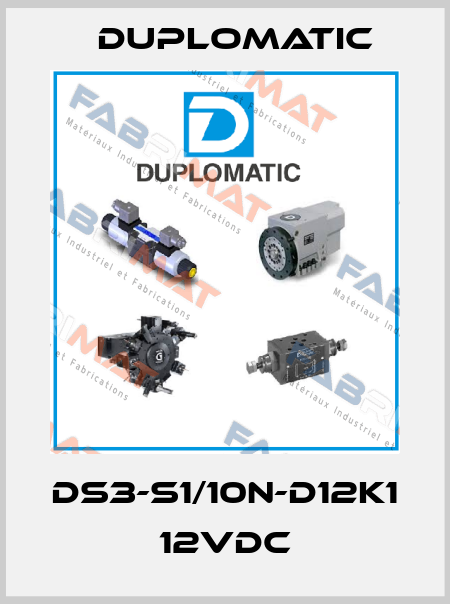 DS3-S1/10N-D12K1 12VDC Duplomatic