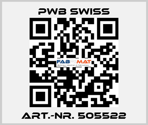 Art.-Nr. 505522 PWB Swiss