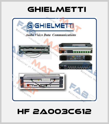 HF 2A003C612 Ghielmetti