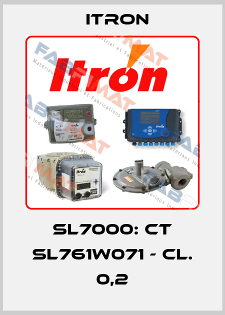 SL7000: CT SL761W071 - CL. 0,2 Itron