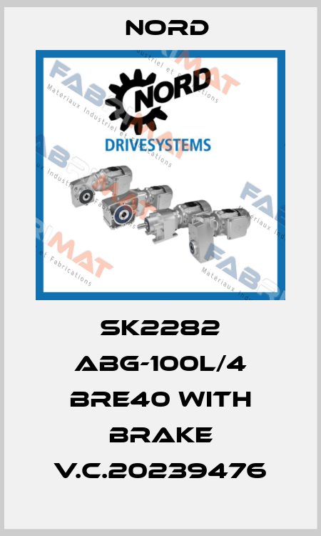 SK2282 ABG-100L/4 BRE40 with brake V.C.20239476 Nord