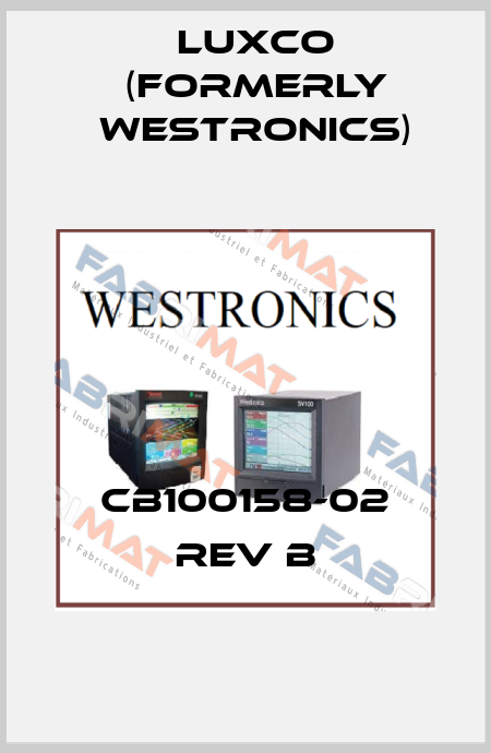 CB100158-02 REV B Luxco (formerly Westronics)