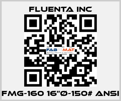 FMG-160 16”Ø-150# ANSI Fluenta Inc