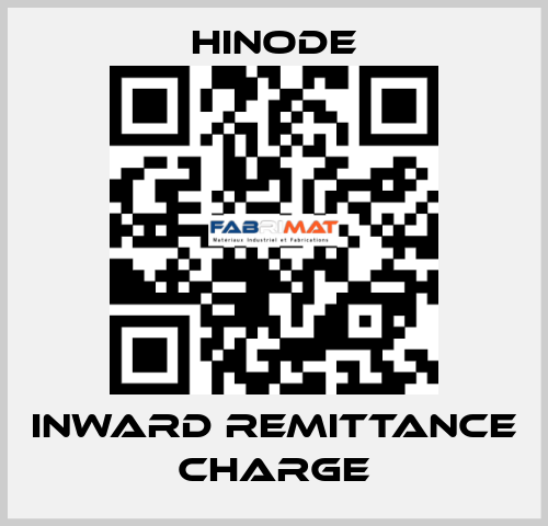 Inward remittance charge HINODE