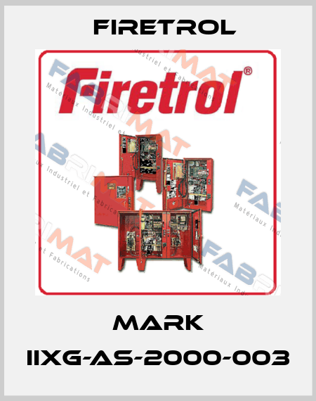 Mark IIXG-AS-2000-003 Firetrol