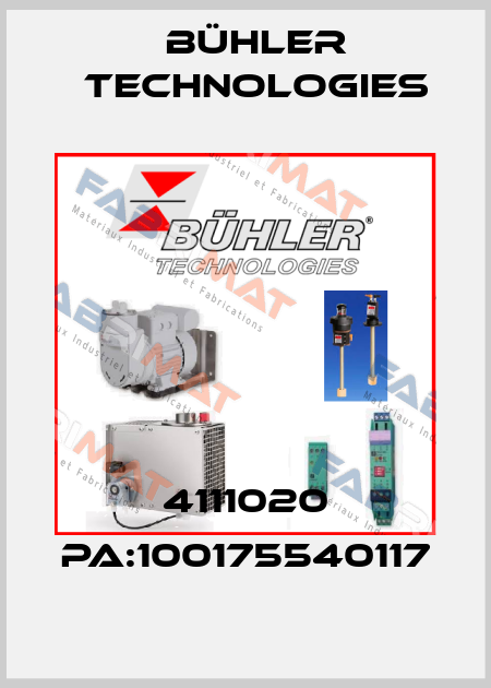 4111020 PA:100175540117 Bühler Technologies