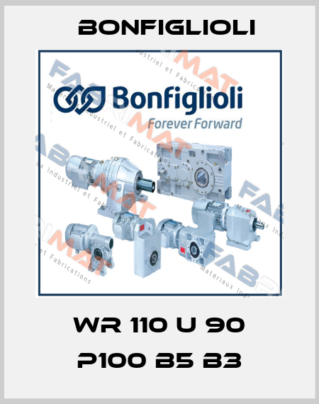 WR 110 U 90 P100 B5 B3 Bonfiglioli