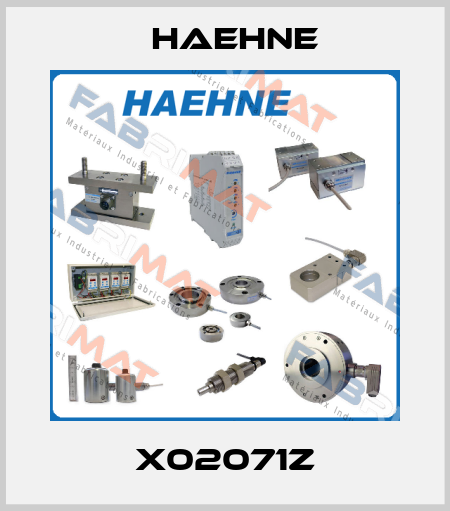 X02071Z HAEHNE