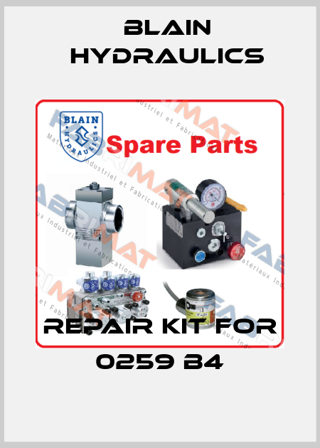 Repair kit for 0259 B4 Blain Hydraulics
