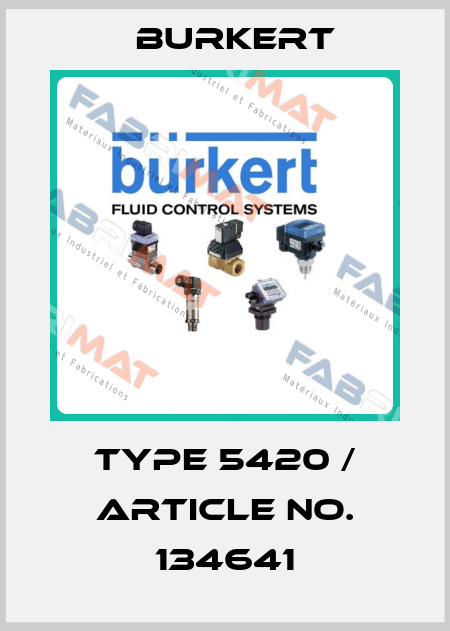 Type 5420 / Article No. 134641 Burkert