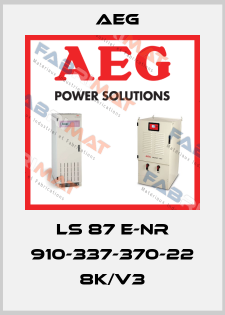 LS 87 E-NR 910-337-370-22 8K/V3 AEG
