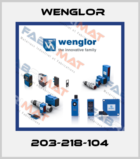203-218-104 Wenglor