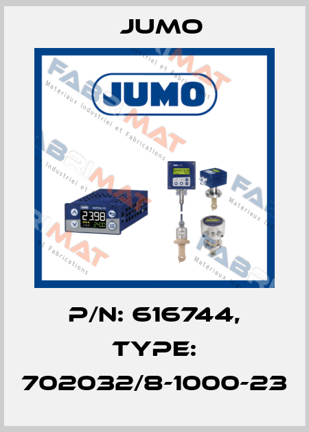 P/N: 616744, Type: 702032/8-1000-23 Jumo