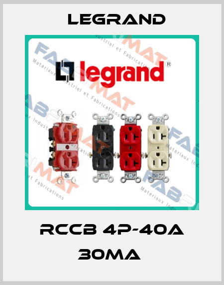 RCCB 4P-40A 30MA  Legrand