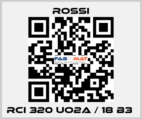 RCI 320 UO2A / 18 B3  Rossi