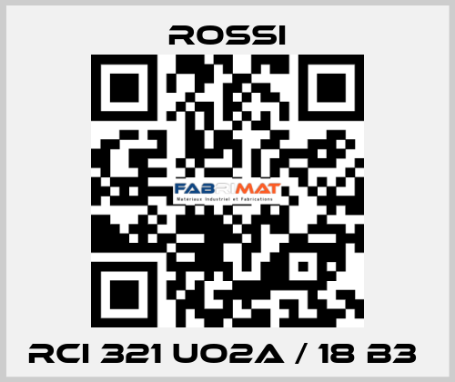 RCI 321 UO2A / 18 B3  Rossi
