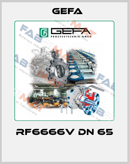 RF6666V DN 65  Gefa