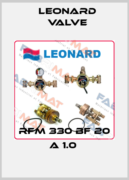 RFM 330 BF 20 A 1.0  LEONARD VALVE