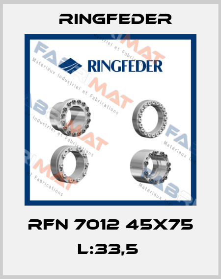 RFN 7012 45X75 L:33,5  Ringfeder