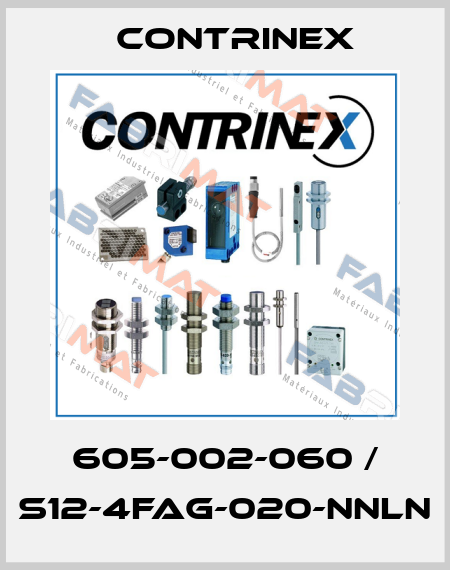 605-002-060 / S12-4FAG-020-NNLN Contrinex