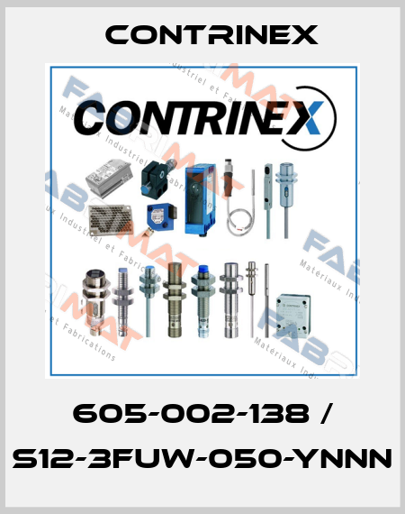 605-002-138 / S12-3FUW-050-YNNN Contrinex