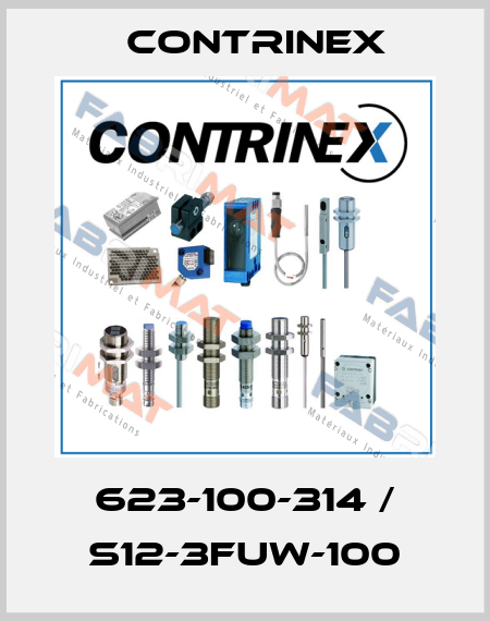 623-100-314 / S12-3FUW-100 Contrinex