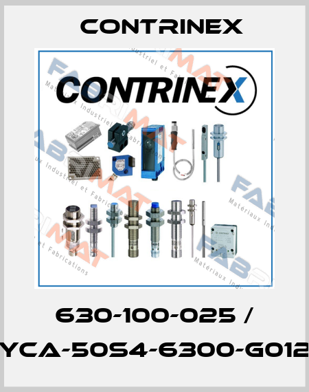 630-100-025 / YCA-50S4-6300-G012 Contrinex