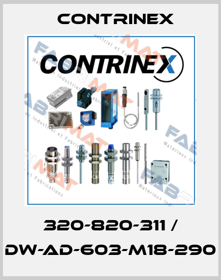 320-820-311 / DW-AD-603-M18-290 Contrinex