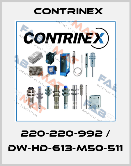 220-220-992 / DW-HD-613-M50-511 Contrinex