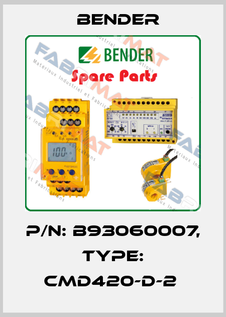 p/n: B93060007, Type: CMD420-D-2  Bender