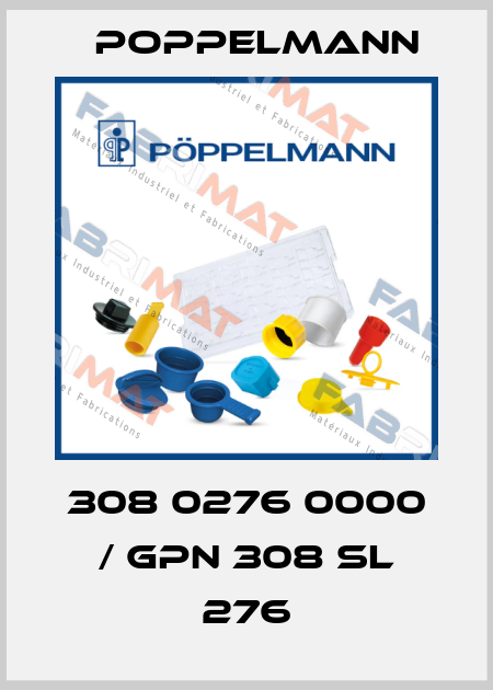 308 0276 0000 / GPN 308 SL 276 Poppelmann