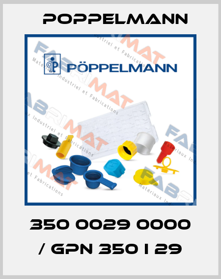350 0029 0000 / GPN 350 I 29 Poppelmann