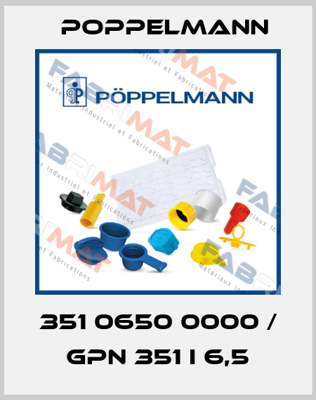 351 0650 0000 / GPN 351 I 6,5 Poppelmann
