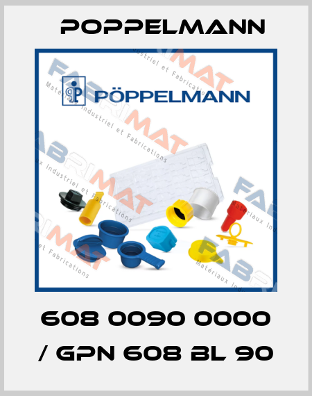 608 0090 0000 / GPN 608 BL 90 Poppelmann