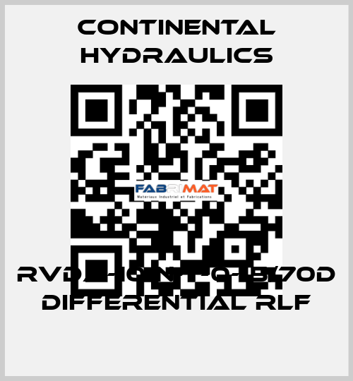 RVDA-10-N-T-0-15/70D DIFFERENTIAL RLF Continental Hydraulics