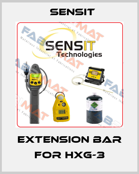 Extension bar for HXG-3 Sensit