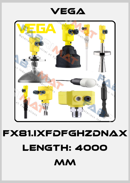 FX81.IXFDFGHZDNAX Length: 4000 mm Vega