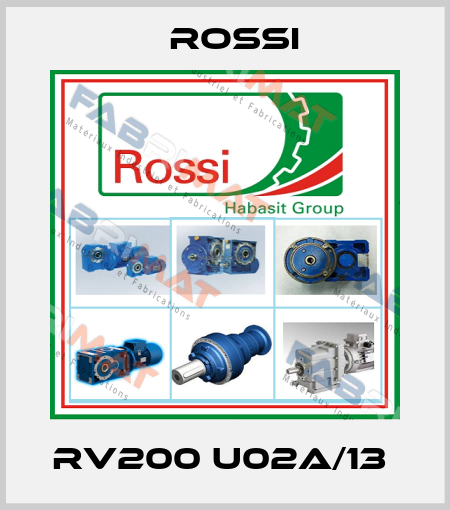 RV200 U02A/13  Rossi