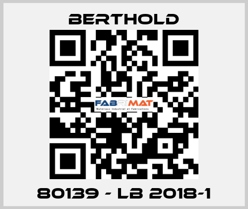 80139 - LB 2018-1 Berthold