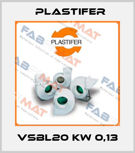 VSBL20 kW 0,13 Plastifer