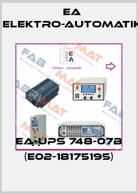 EA-UPS 748-07B (E02-18175195) EA Elektro-Automatik