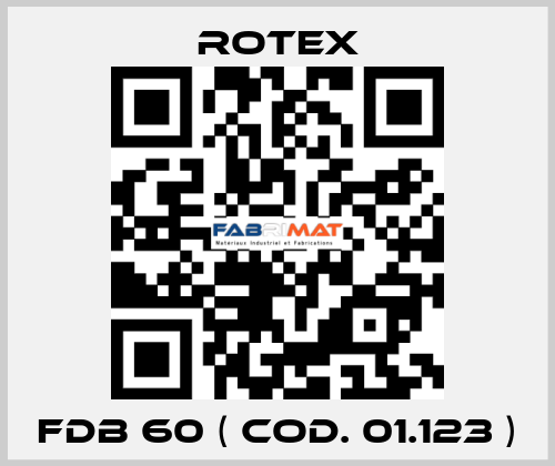 FDB 60 ( cod. 01.123 ) Rotex