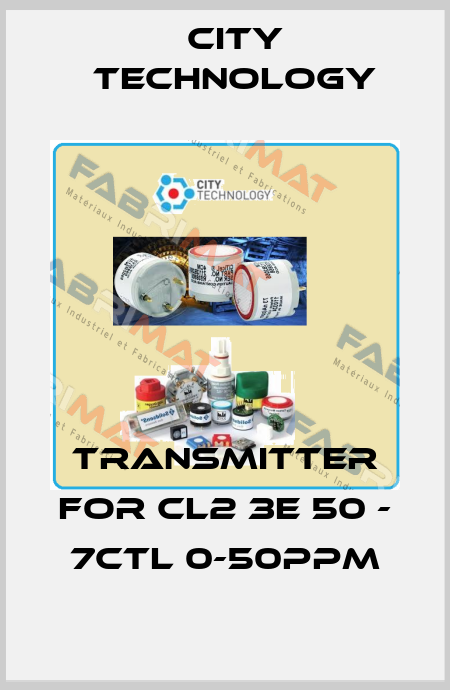 transmitter for Cl2 3E 50 - 7CTL 0-50ppm City Technology