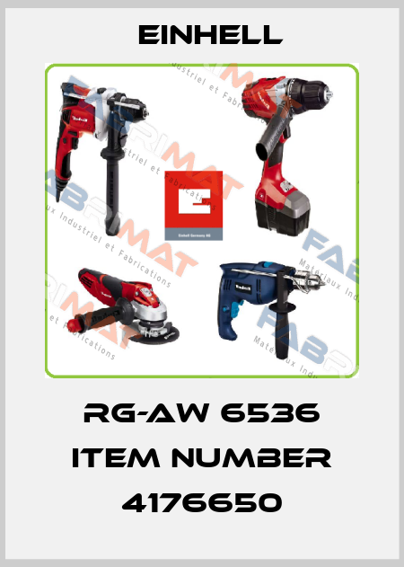 RG-AW 6536 ITEM NUMBER 4176650 Einhell