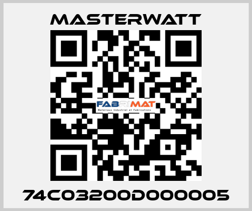 74C03200D000005 Masterwatt