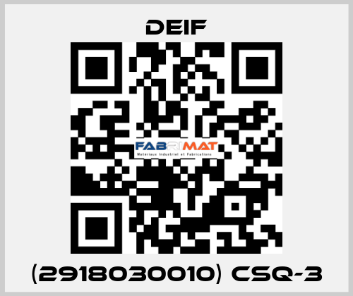 (2918030010) CSQ-3 Deif