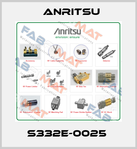 S332E-0025  Anritsu