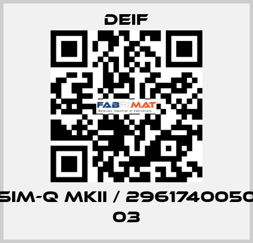 SIM-Q MKII / 2961740050 03 Deif
