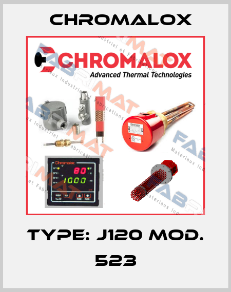 TYPE: J120 MOD. 523 Chromalox