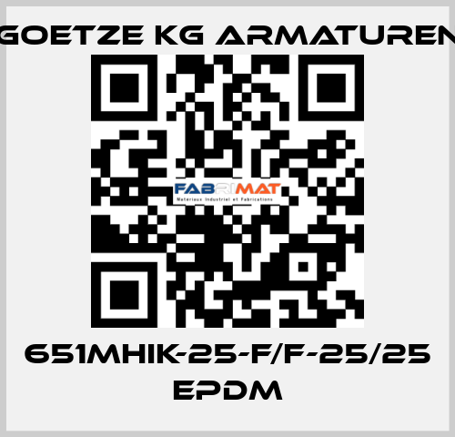 651mHIK-25-f/f-25/25 EPDM Goetze KG Armaturen